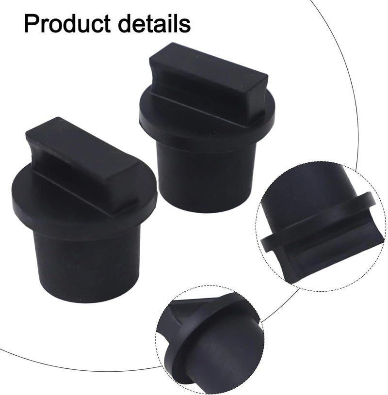 Lioaeust 2Pcs Water Rowing Machine Tank Rubber Stopper Sealing Drain with Sealing Ring for Water Resistance Rower Accessory - Image 5